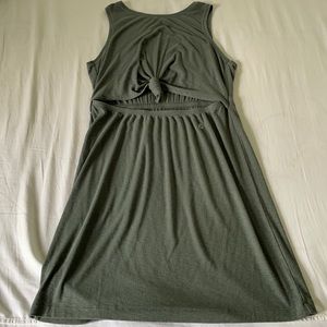 Aerie Cut Out Tie Front Mini Dress